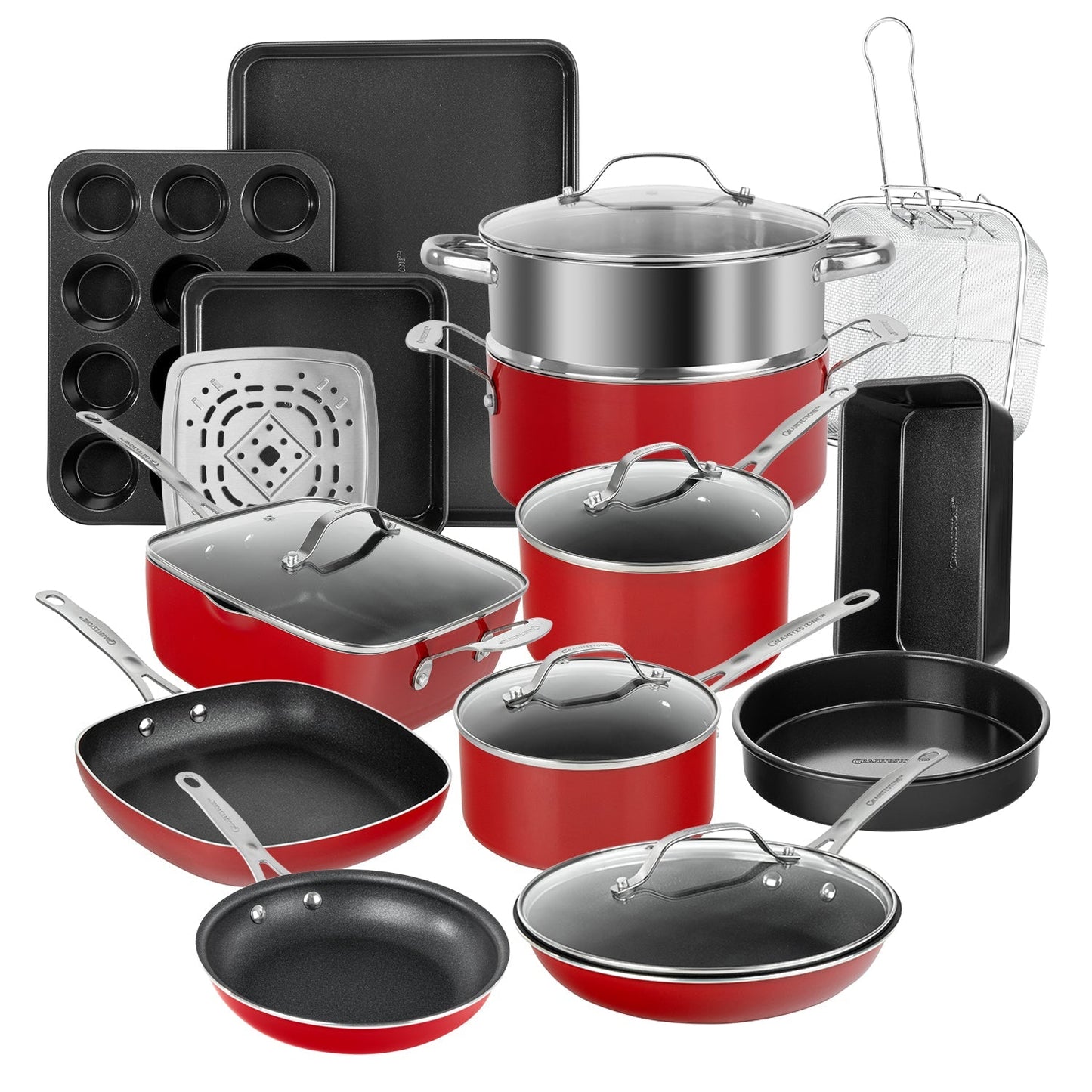 Galebriel 20pc Kitchen In A Box - Cook, Bake, Steam, Fry - Complete Set