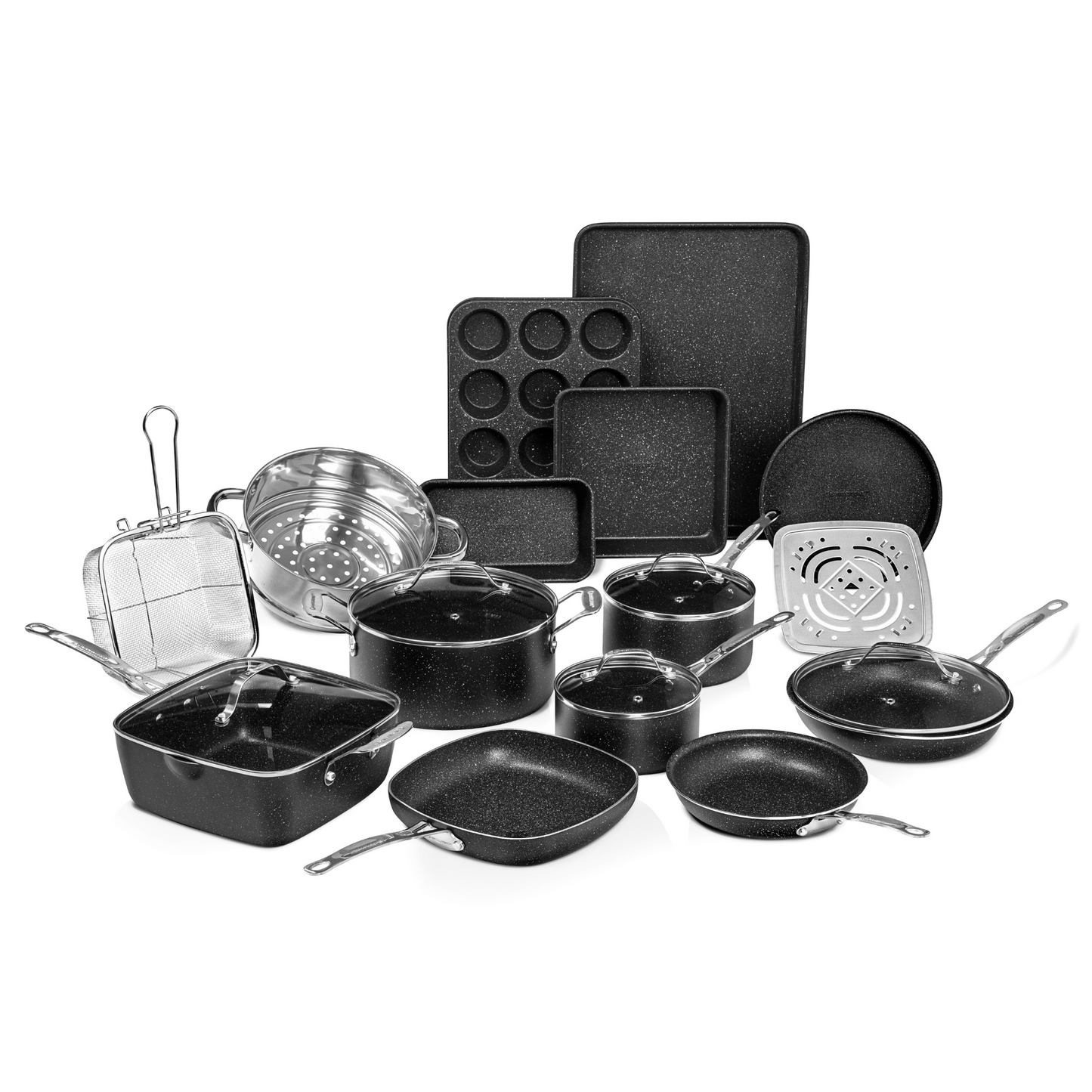 Galebriel 20pc Kitchen In A Box - Cook, Bake, Steam, Fry - Complete Set