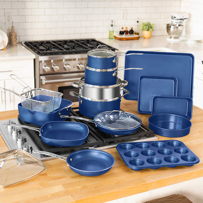 Galebriel 20pc Kitchen In A Box - Cook, Bake, Steam, Fry - Complete Set